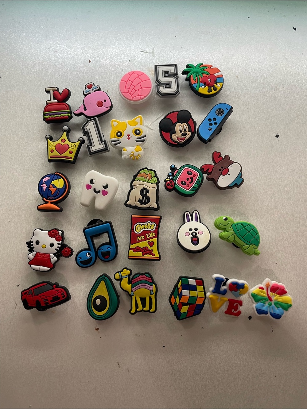 CROCS Multicolor Assorted Shoe Charms Pack